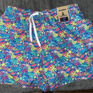 Chubbies Vibrant Floral Swim Trunks